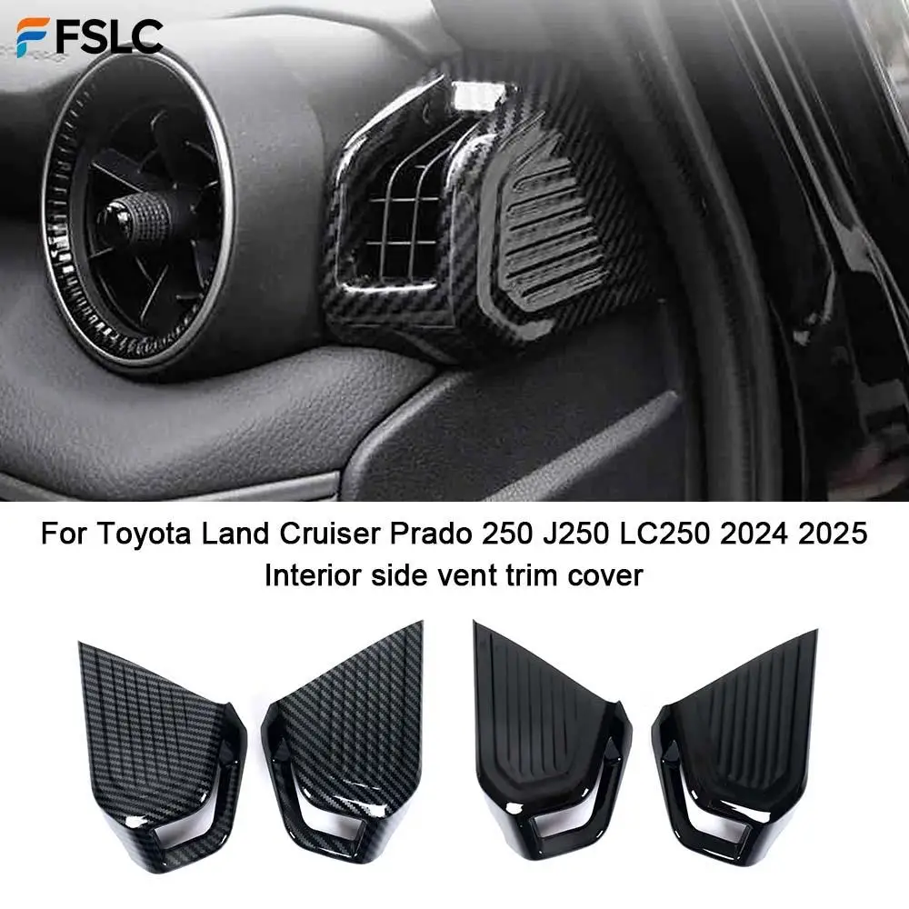 

⭐Genuine⭐ 2pcs Interior Side Air Vent Outlet Cover Trim For Toyota Land Cruiser Prado 250 J250 LC250 2024 2025 Accessories