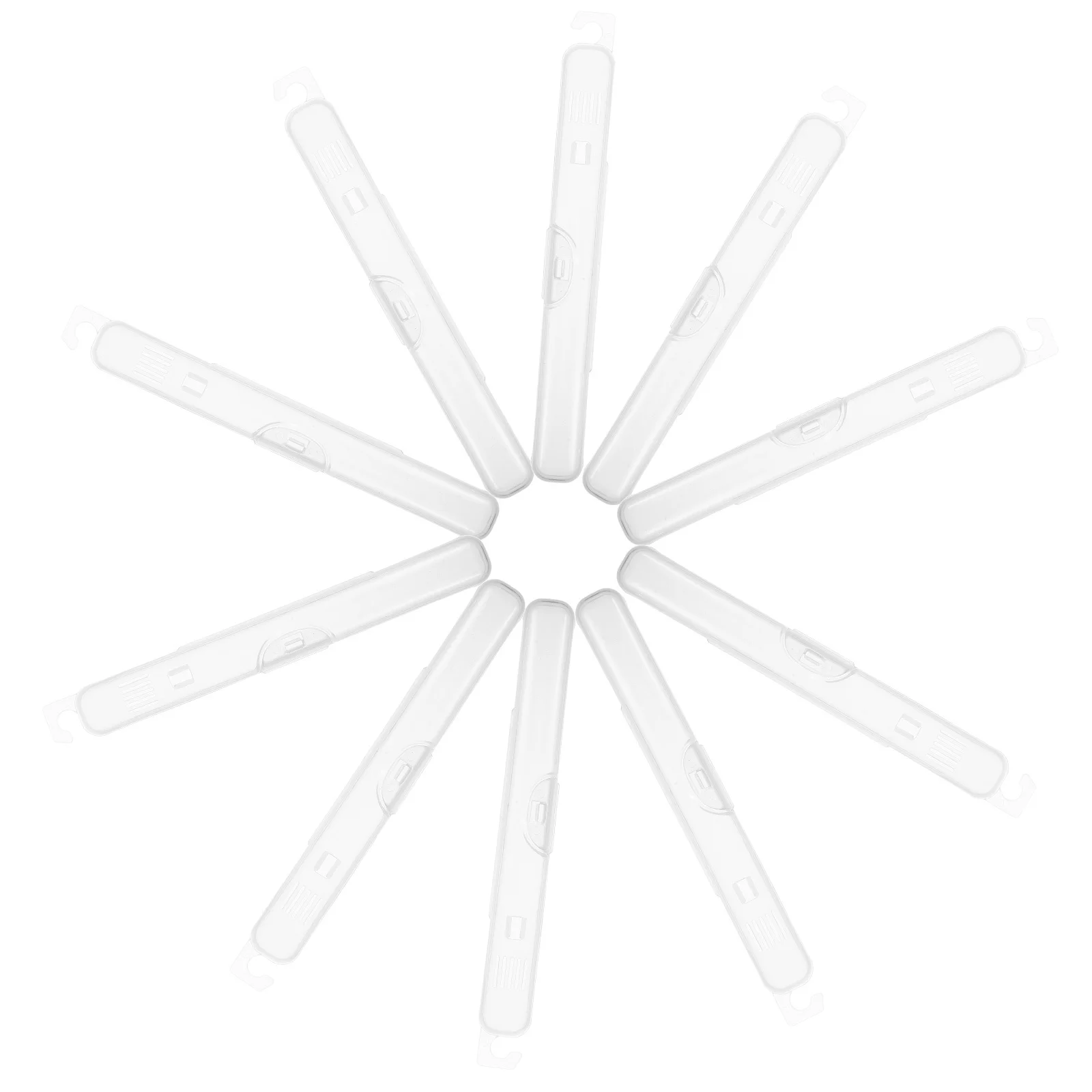 

10Pcs Toothbrush Cases Portable PP Material Travel Storage Holders Outdoor Organizer Containers Camping Business Toothbrush