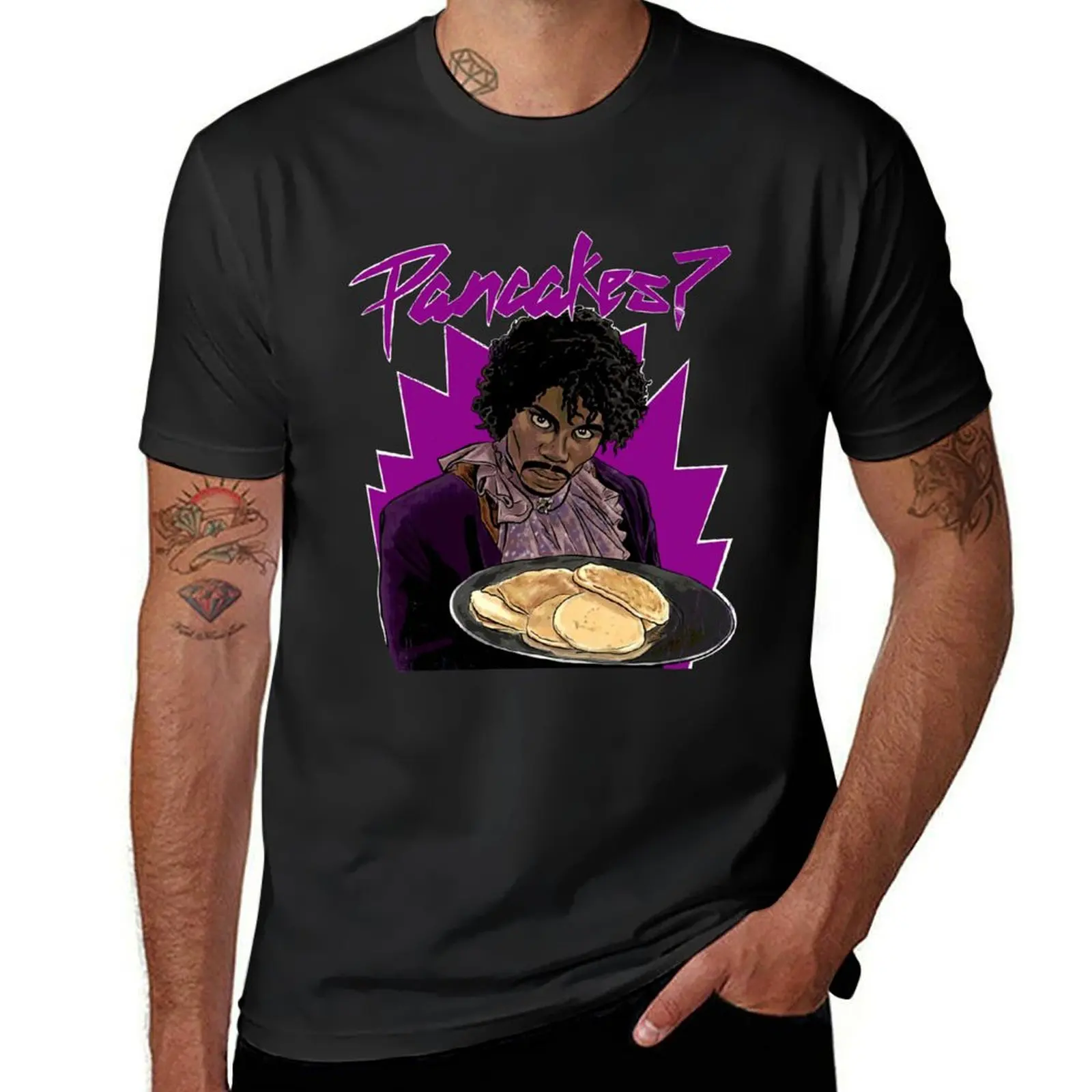 Dave Chappelle Pancakes T-Shirt blacks for a boy plain white t shirts men