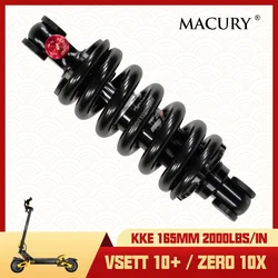 KKE 165mm 2000LBS/IN Variable Damping Shock Absorber for Electric Scooter VSETT 10+ IO HAWK ZERO 10X BLADE TEVERUN 11 KUGOO LX10