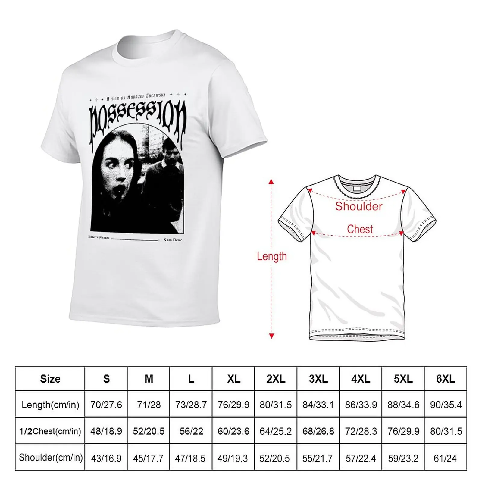 New Possession 1981 film T-Shirt vintage clothes sports fan t-shirts black t-shirts for men