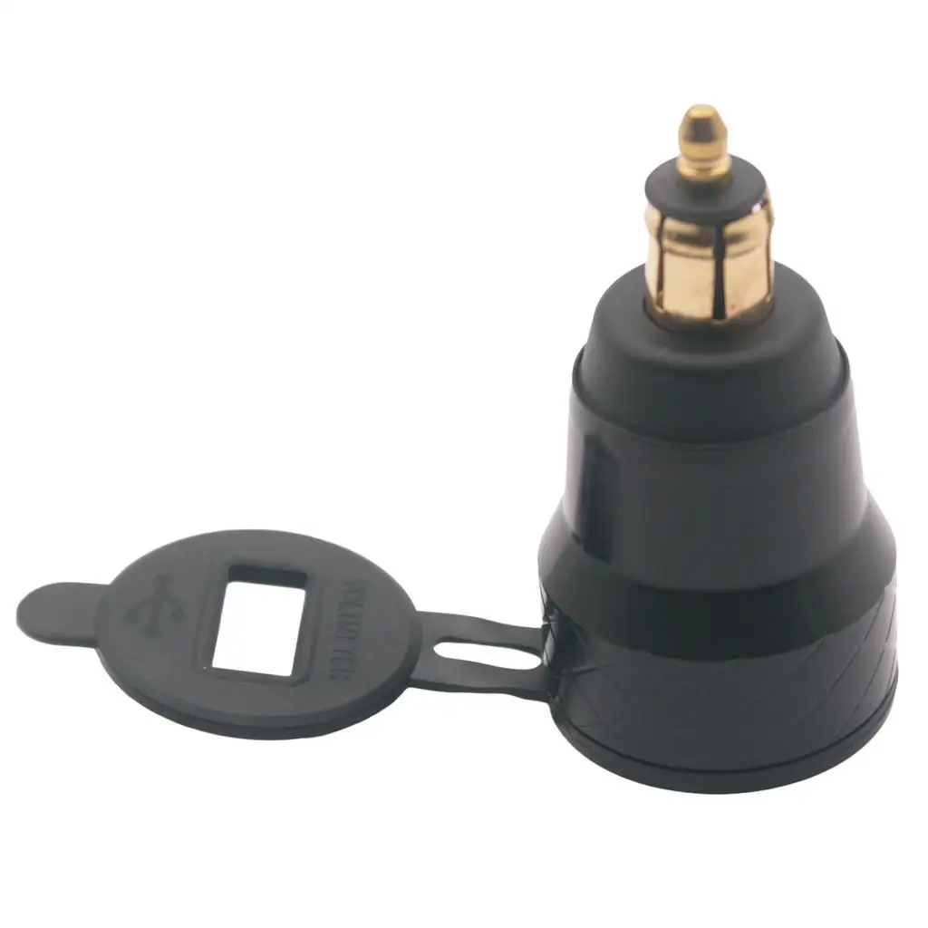 

Hella to USB Motorcycle Charger Dual Port Aluminum DIN Socket Adapter with Voltage Monitor for 250cc Enduro Motorcycle