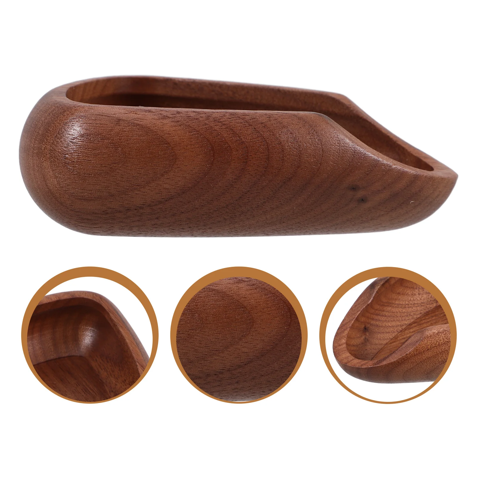 

Coffee Bean Dosing Tray Wooden Measuring Cup for Kitchen Coffee Bar Portable Storage Plate Reusable Bean Sample Dish