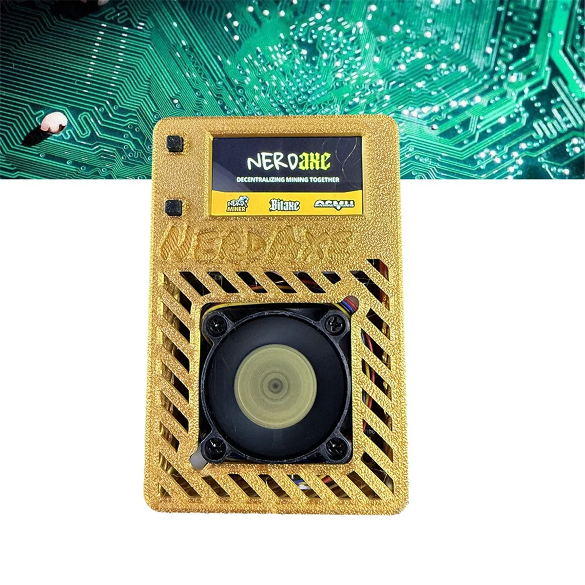 N33R_NerdAxe Miner Nerdminer 500Gh/S S19XP BM1366 ASIC Bitaxe AU PLUG