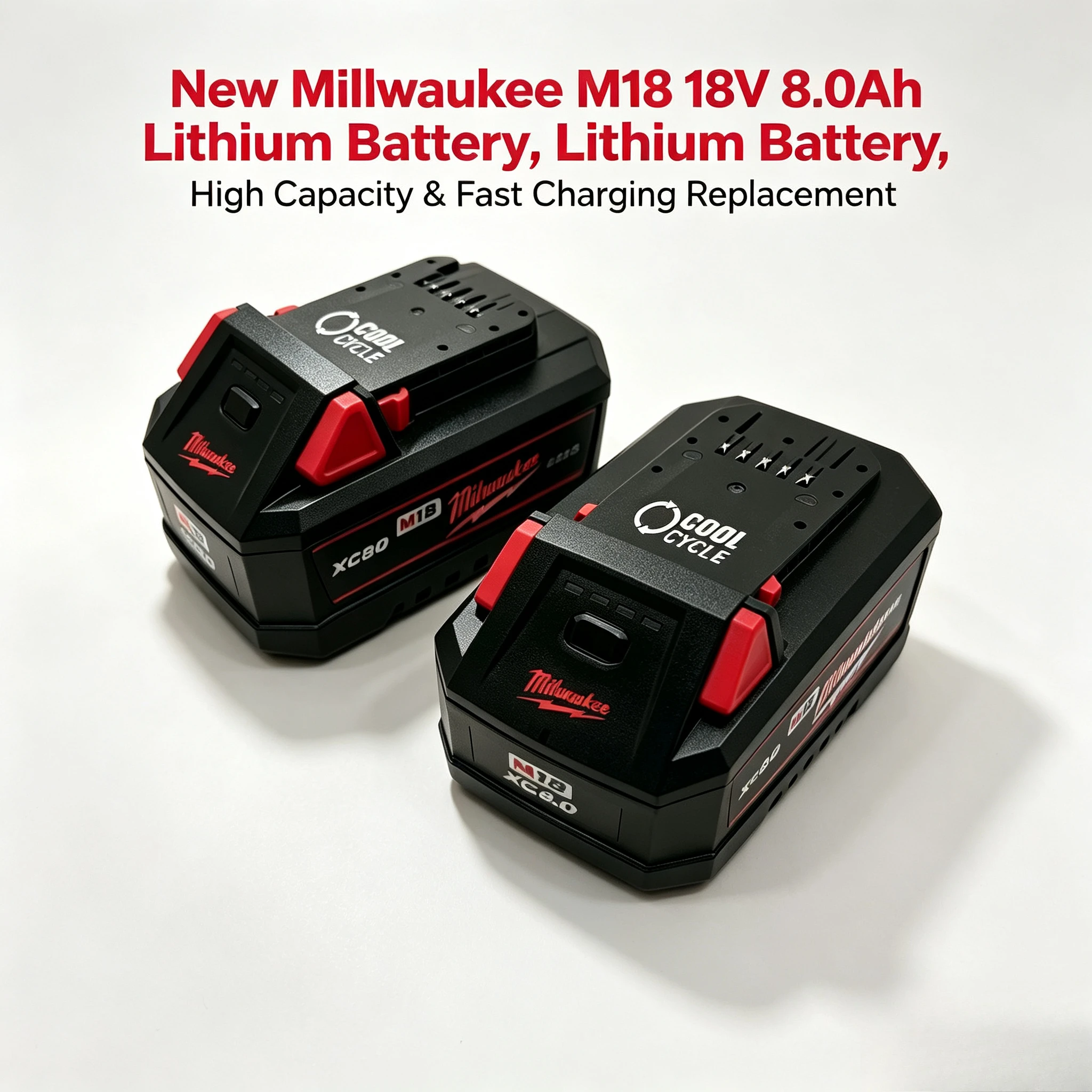 

New High Efficiency M1818V Lithium Battery 6.0Ah8.0Ahimproves Working Efficiency for Outdoor and Industrial Cordless Power Tools
