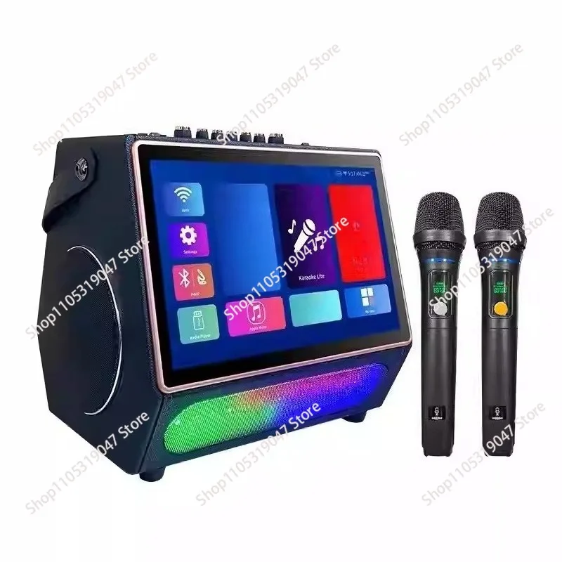 High-power Square Dance Stereo with Display Screen, Jukebox, Bluetooth Speaker, Karaoke with Microphone, Big Stereo.