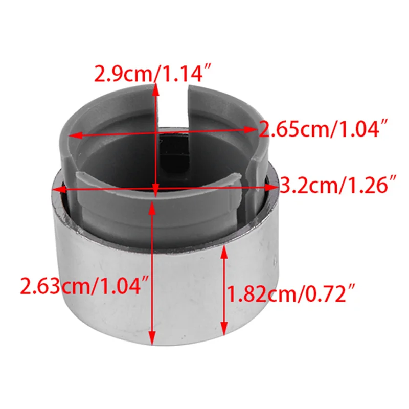 7L6 601 173A 2ZZ 25 Stücke Chrom Rad Lug Bolt Mutter Kappe Abdeckung Für Touareg 2004-2017 7L6601173A