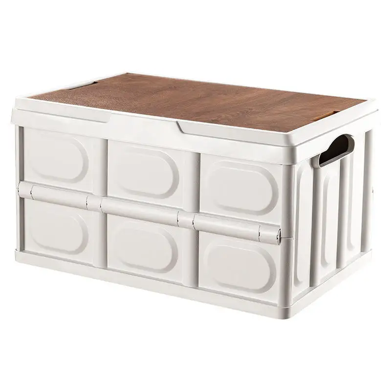 

Outdoor Camping Storage Box Car Box Table Integrated Camping Large Capacity Dual-use Opening Multi-function Folding Box