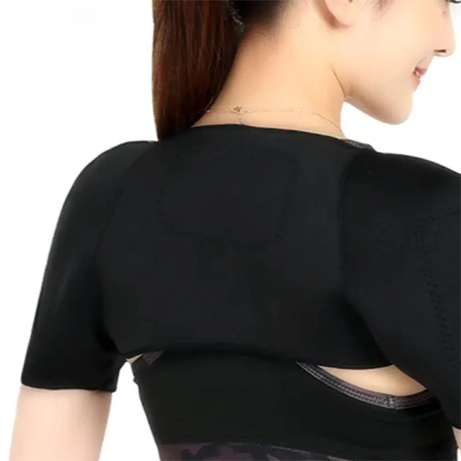 دعامة دعم الكتف ذاتية التسخين من التورمالين، دعامة دعم للعلاج المغناطيسي، مدلك بالأشعة تحت الحمراء للرجال والنساء #3