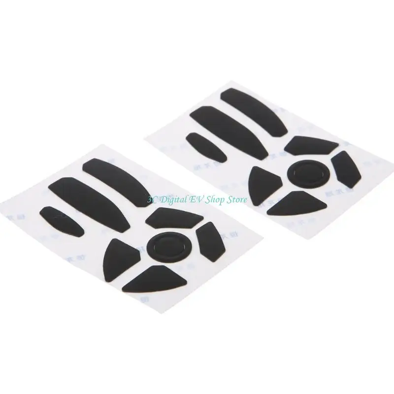 

E74D 2 Sets 0.6mm Thickness Replace Mouse Feet Mouse Skates for Naga ic Mouse