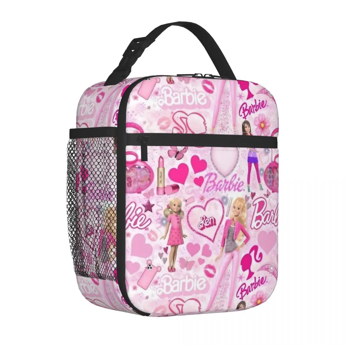 Barbie Doll House Girl Pink Insulated Lunch Bag High Capacity Lunch Container Cooler Bag Tote Lunch Box College Travel Men Women