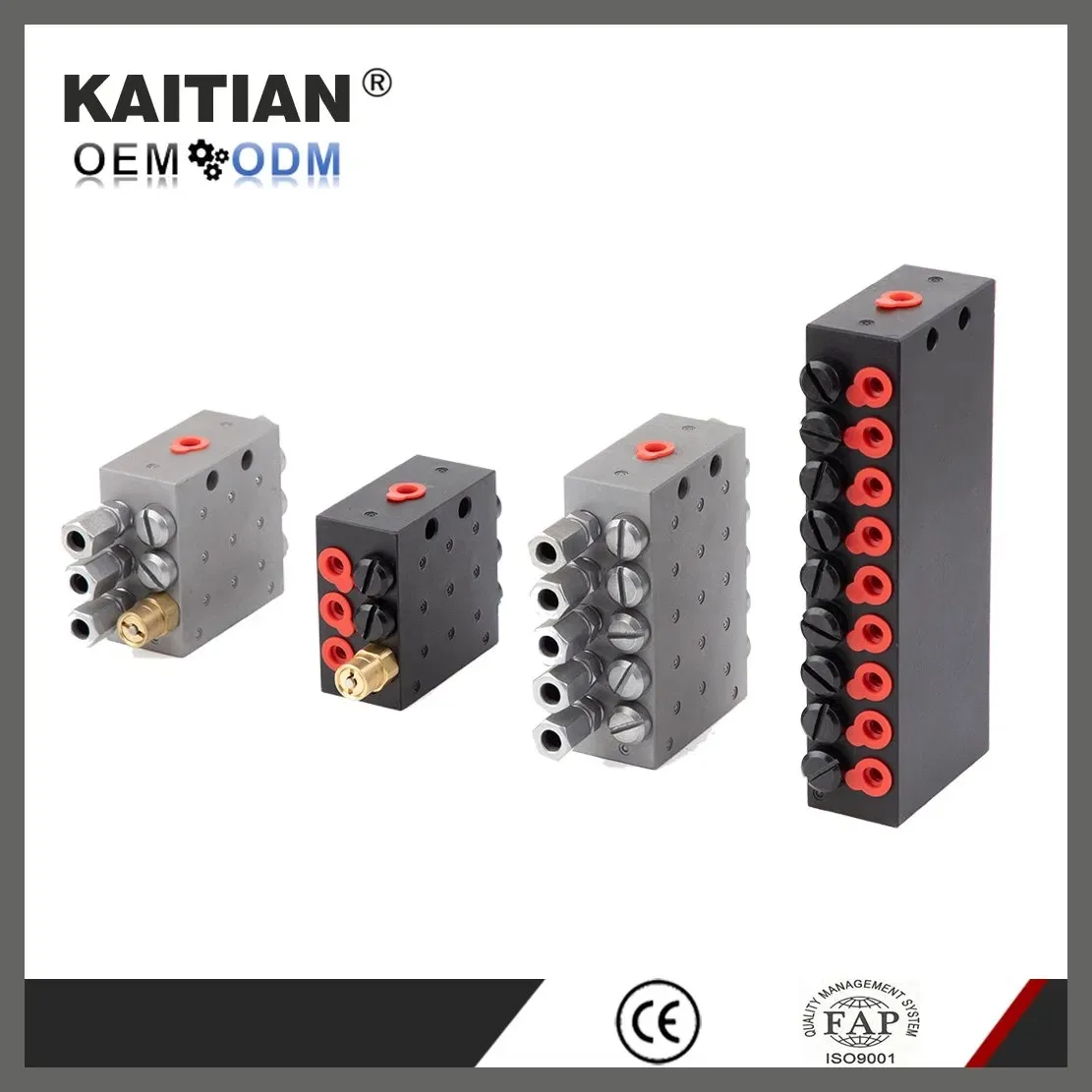 Wear Resistant Customized Solutions Progressive Dispensers Used on Mining Machinery Centralized Lubrication System with ISO, CE