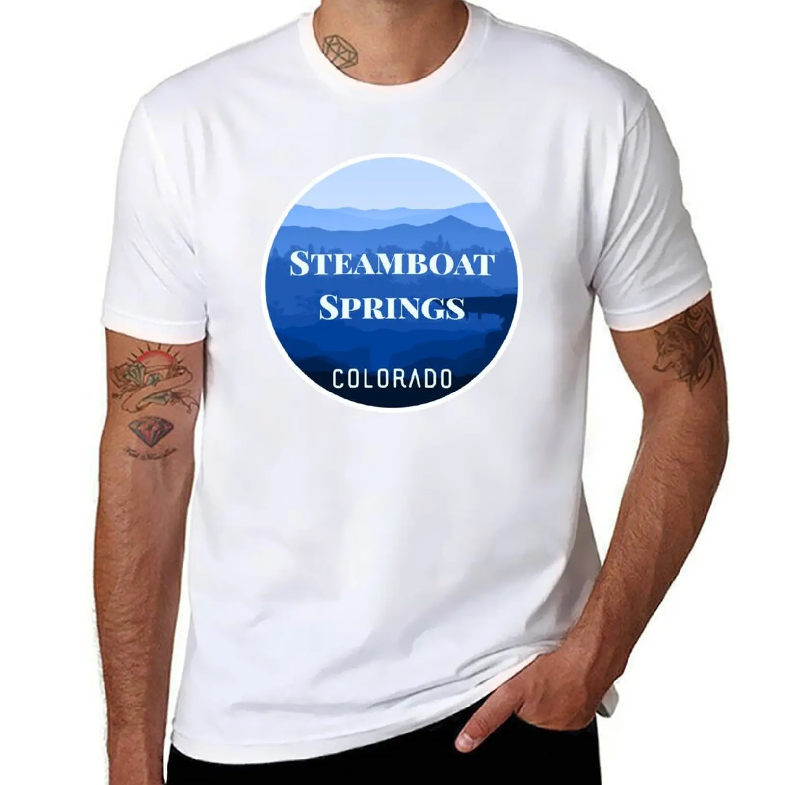

Steamboat Springs, Colorado T-Shirt man t shirt heavy cotton man t shirt luxury T-Shirt