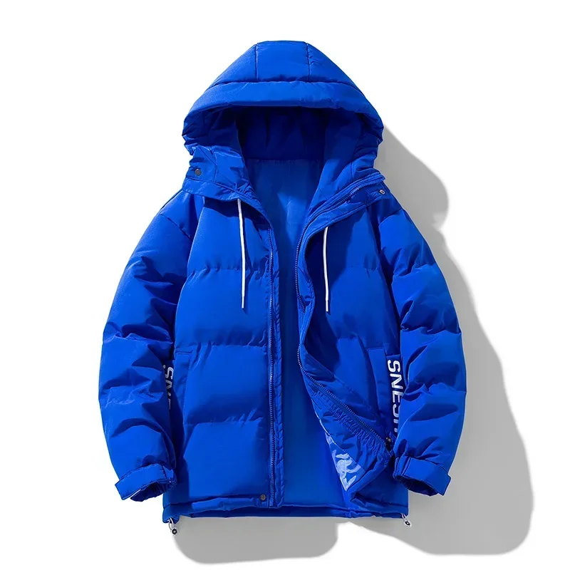 

Two Trendy Versatile Hooded Cotton Coats for Teenagers Outdoor Fashion Vacation Comfortable Breathable Thick and Warm Jacket