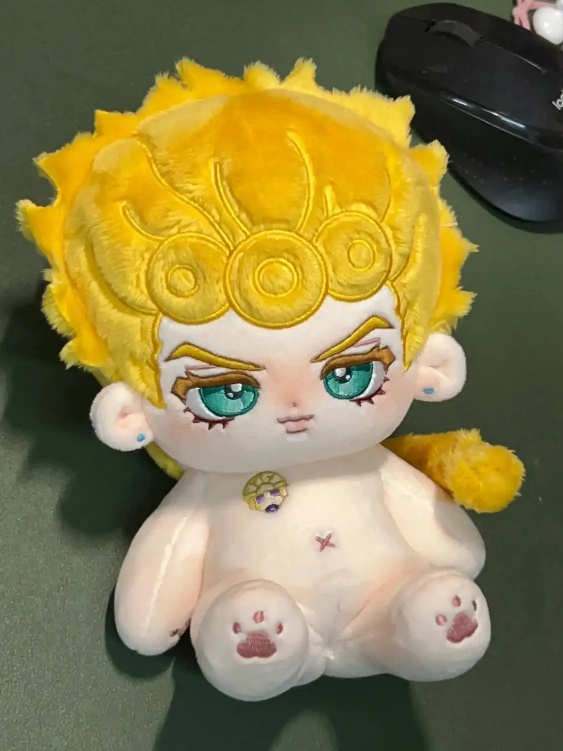 

2024 Anime JoJo's Bizarre Adventure Giorno Giovanna Plush Cosplay 20CM Cute Plushie Stuffed Plush Pillow Birthday Gifts Girls