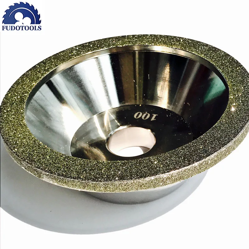 Cost Sale of 1PC Grit 80#-800# 100d*10w*5u*20h*35t Alloy Wheel Bowl Diamond Grinding Wheel For Alloy Blade Sharpening