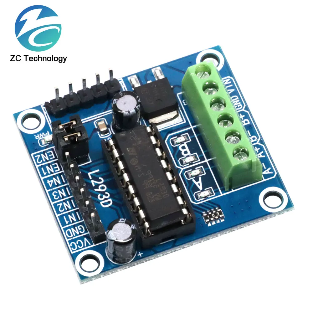 1pcs Mini 4CH 4 Channel Motor Drive Driver Shield L293 L293D Expansion Board Module