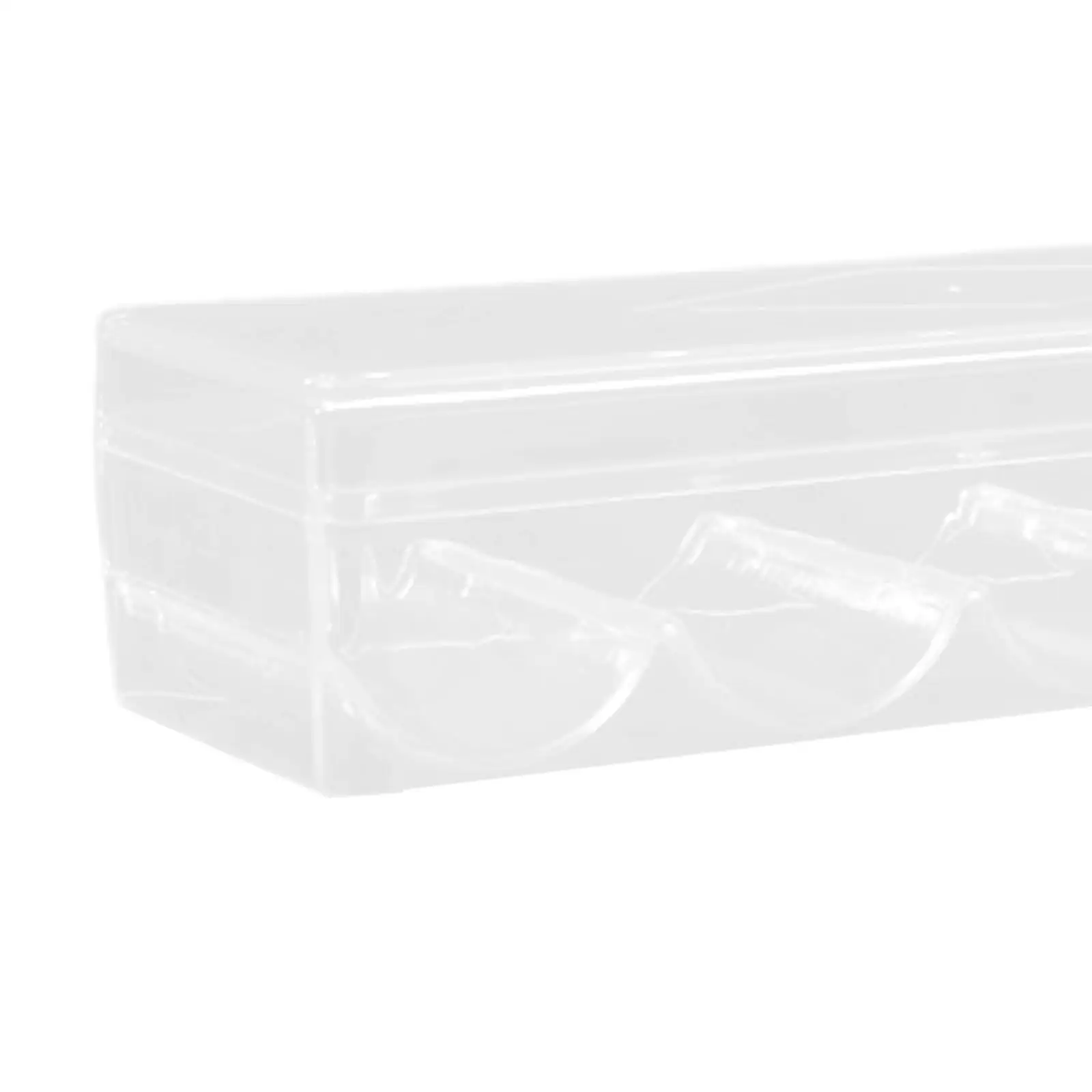 حامل رقائق الأكريليك الشفاف يحمل 100 شريحة خزانة عرض مقاومة للغبار للعائلة