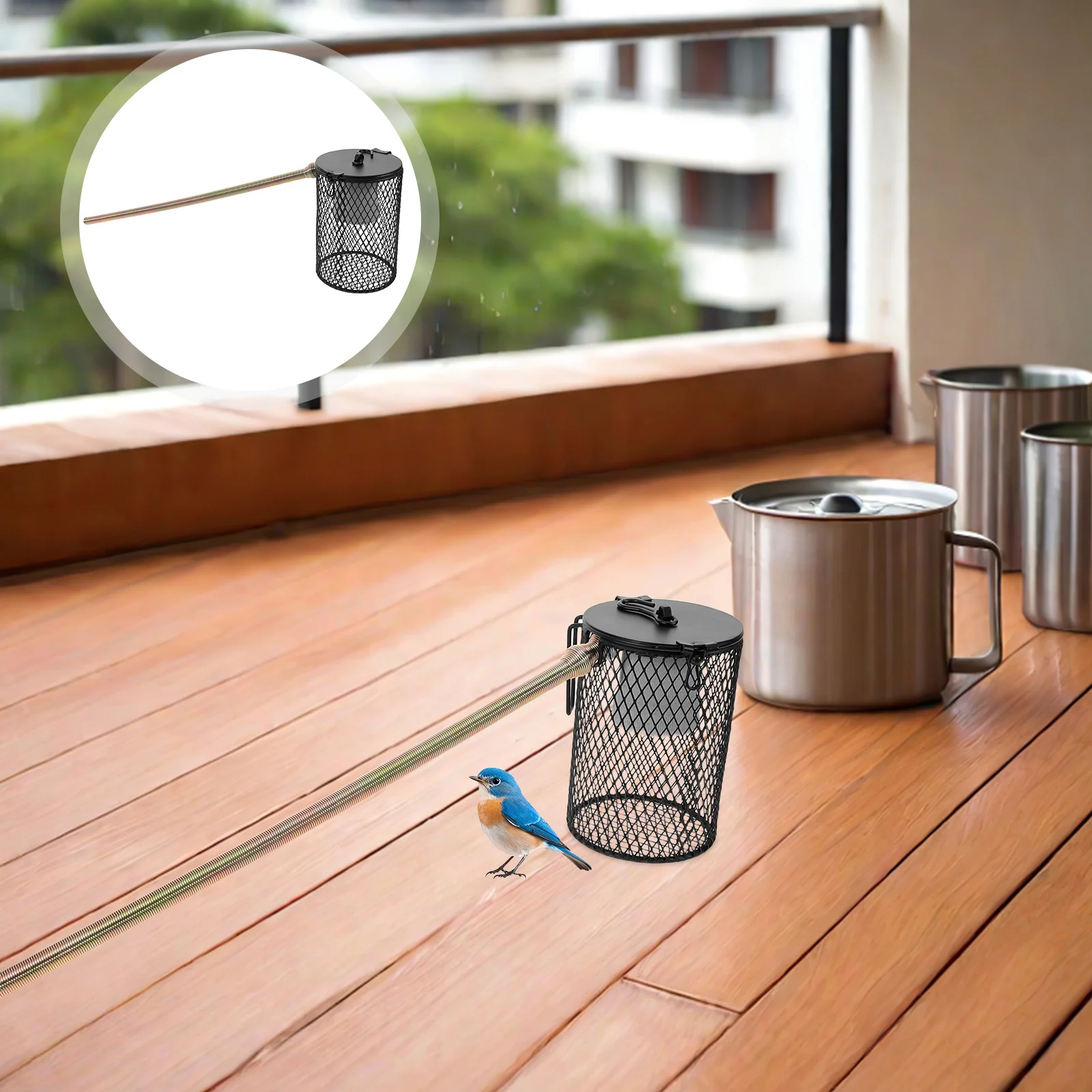 

Heat Lamp Guard Metal Mesh Shade Anti Scald Dome For Terrarium Cage Reptile Heating Lamp Cover Reptile Habitat Accessory