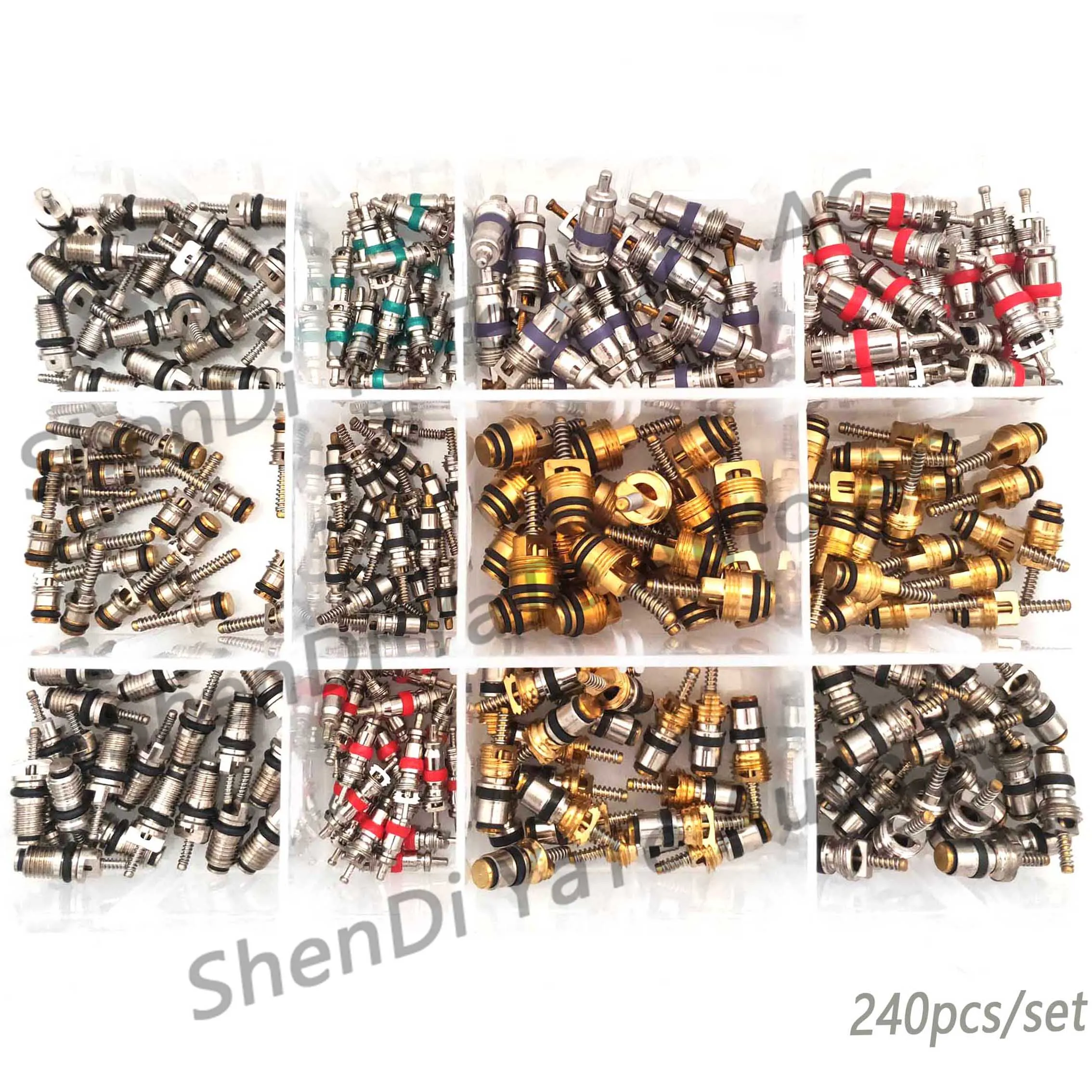 R134a & R12 A/C Valve Core For Auto Air Conditioning/Bike Bicycle Tire/HVAC Replacement/ For Peugeot, Benz,BMW,Ford,Mazda,etc.