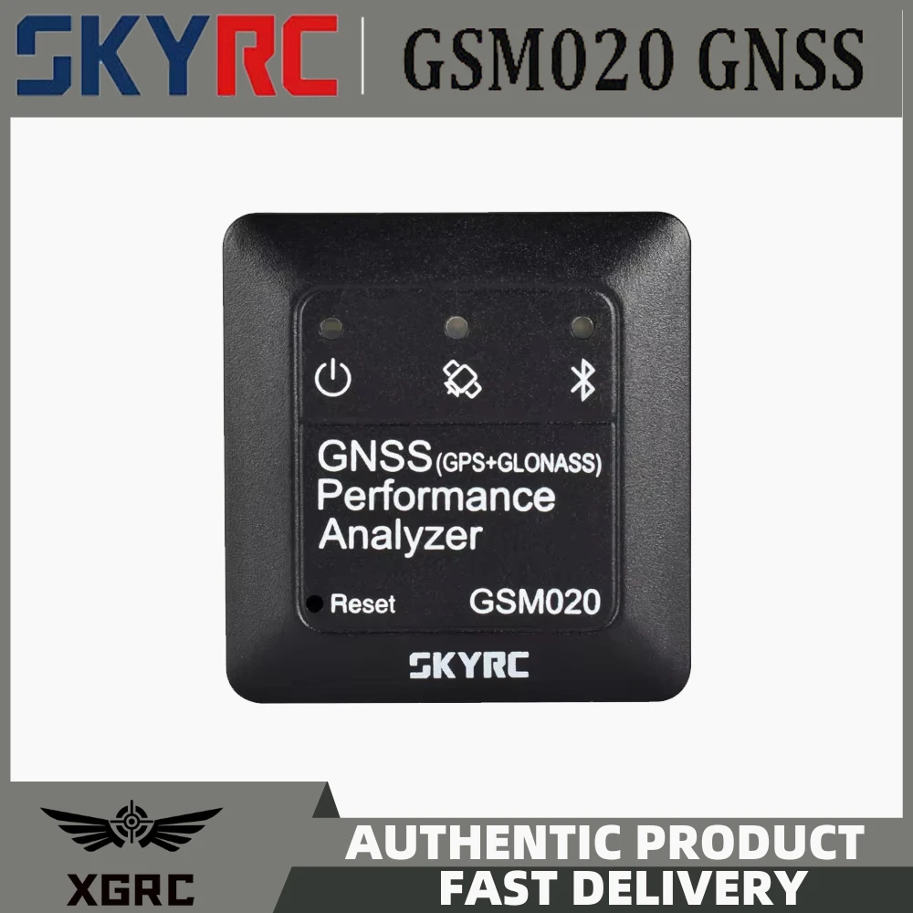 SKYRC GSM020 GNSS Performance Analyzer Power Bluetooth-compatible APP GPS Speed Meter for RC Car Helicopter FPV Drone SK-500023