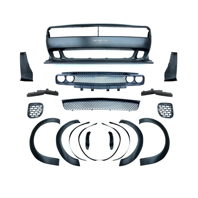 MP CONCEPTS DEMON Front Bumper kit and four fender flares for Challenger Dodge 2008-2022