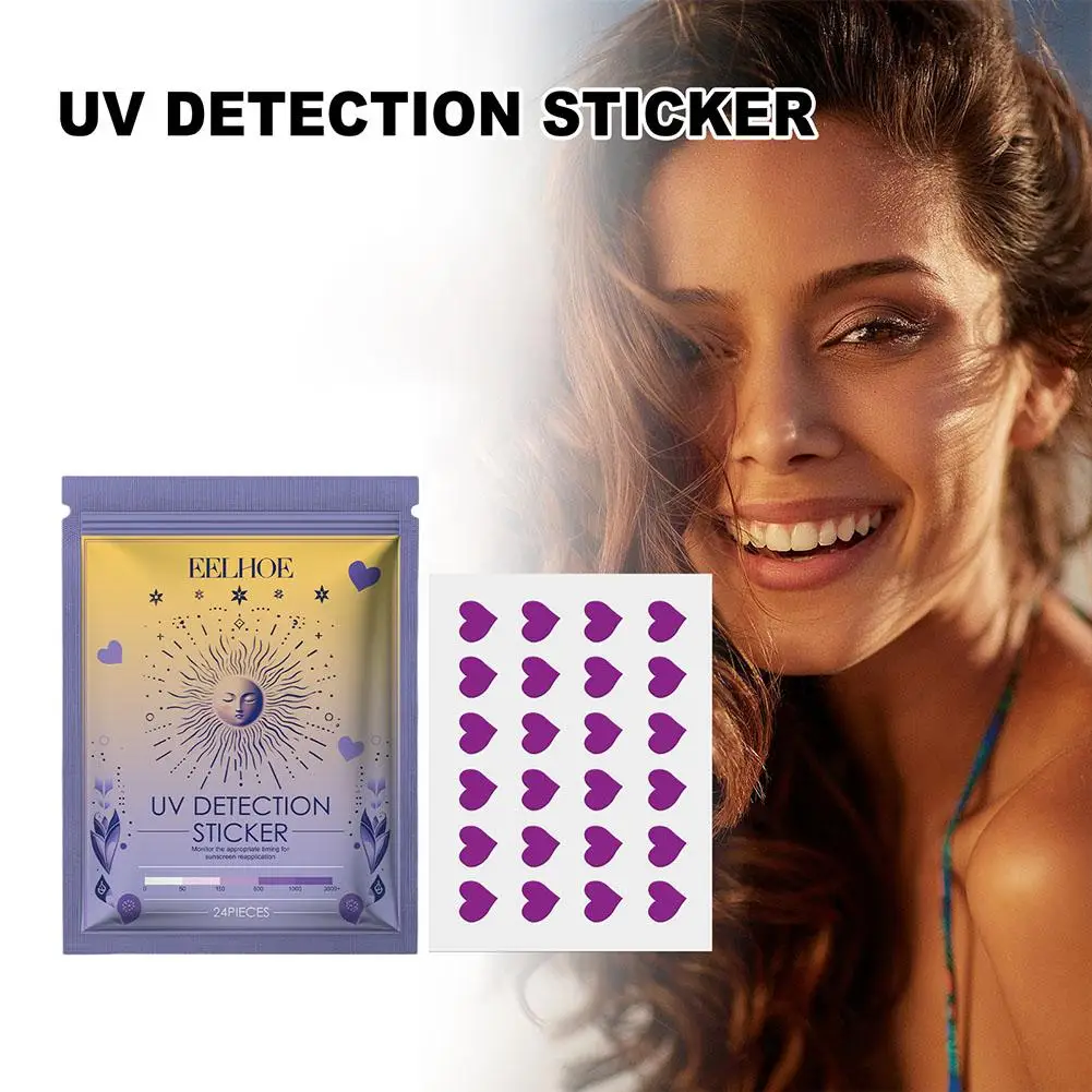 UV-Stickers Voor Scherm, Uv-Detectie Patches UV-Schermbeschermer Blok Patch Uv-Stippen Sticker Test T1y0