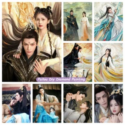 Till The End Of The Moon Chinese Tv Show Diamond Painting Kits Chang Yue Jin Ming Drama Photo Art Cross Stitch Mosaic Home Decor