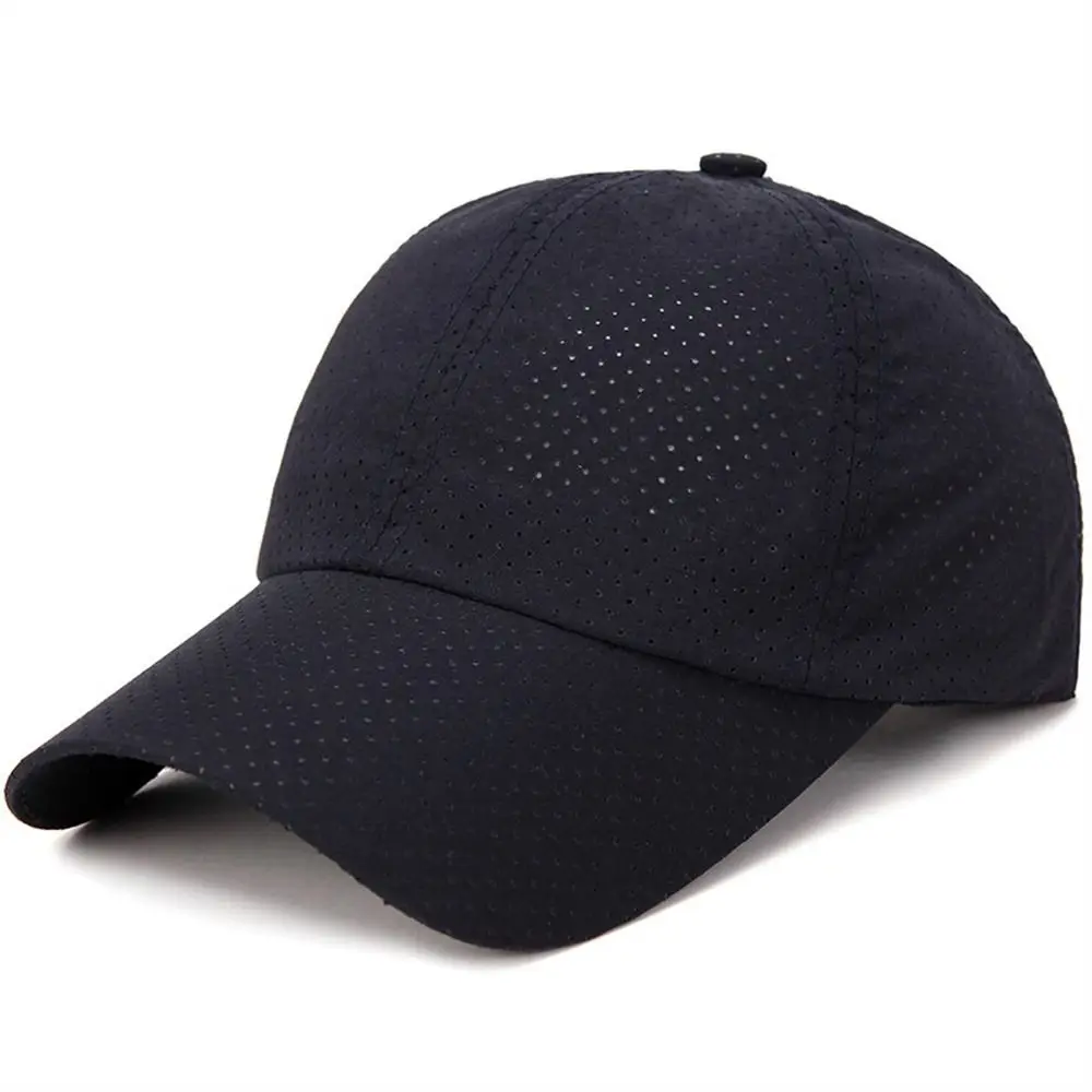 

Men Women Quick Dry Baseball Cap Adjustable Thin Mesh Outdoor Hat Snapback UV Protection Sports Caps Hiking Camping