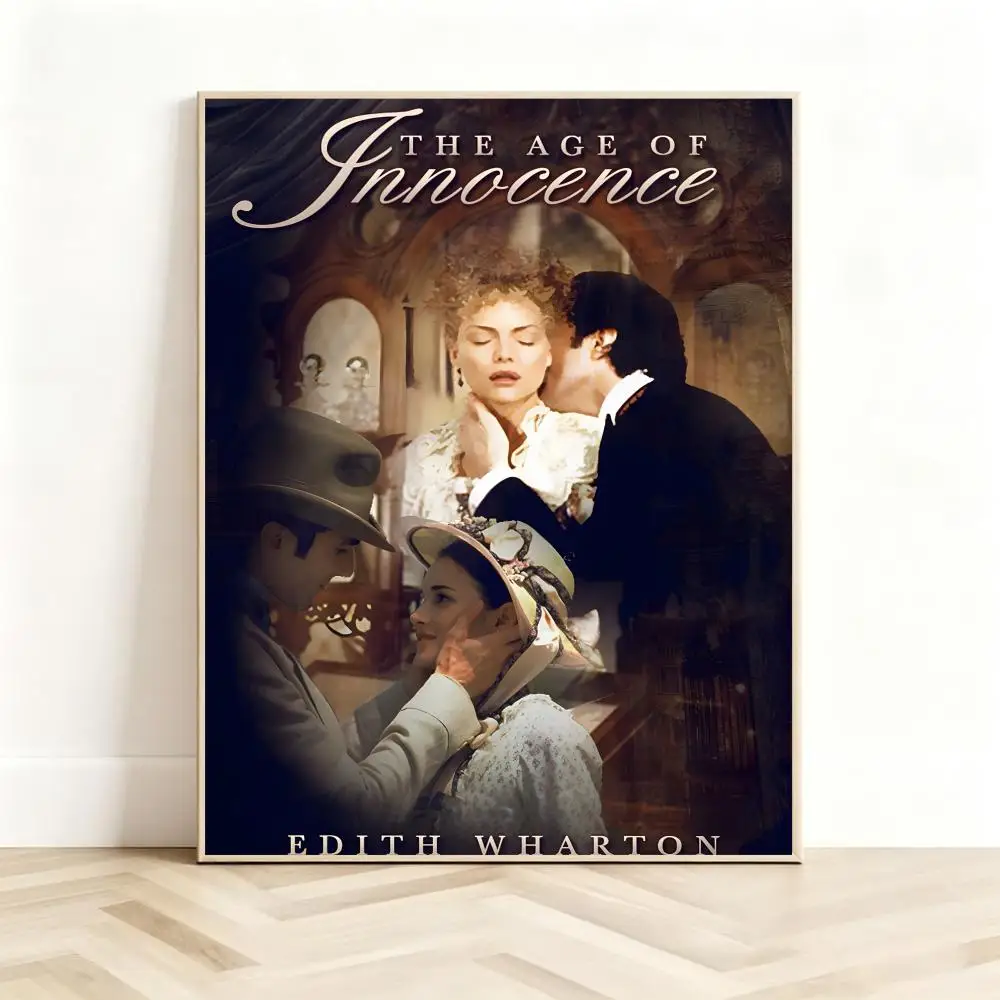 Refined Period Drama T-The Age of Innocence Poster Classic Self-Adhesive PP Wall Sticker for Living Room Bar Decor Gift