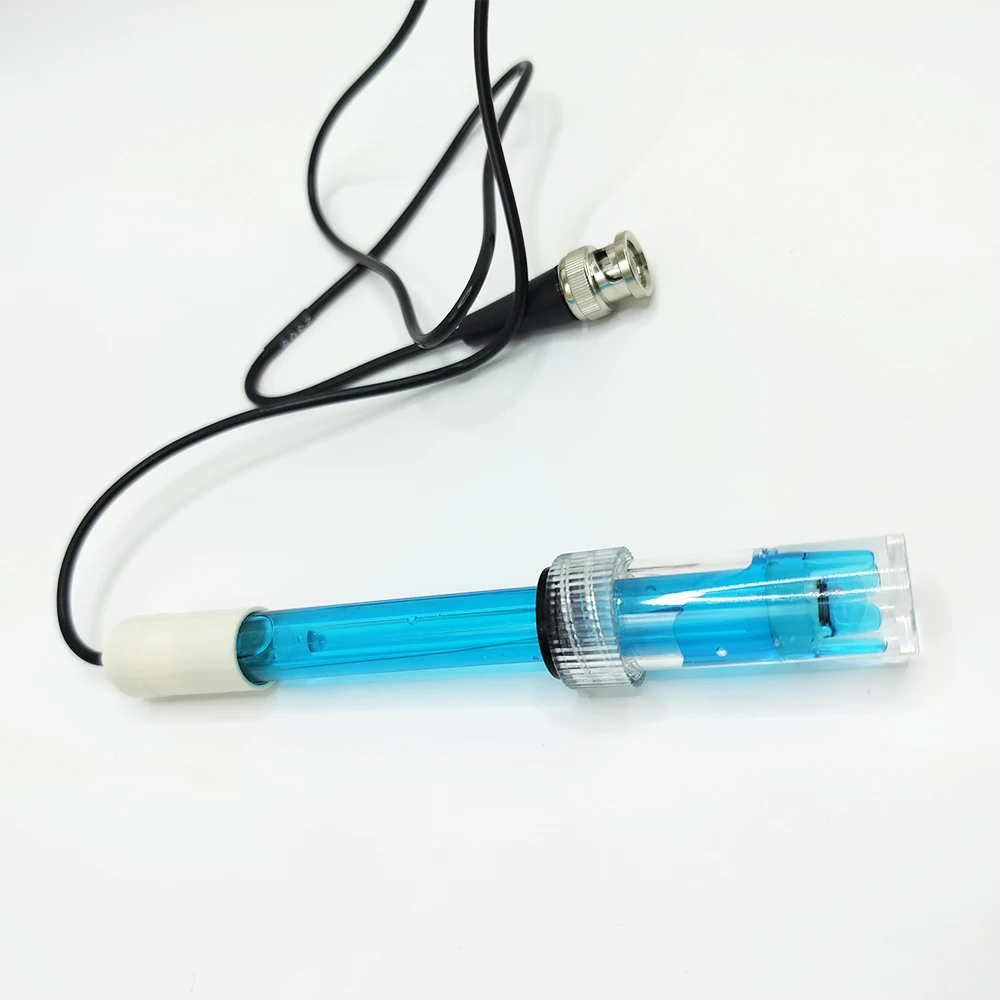 Water Quality Monitoring Laboratory pH Electrode Probe BNC Connector For Swimming Pool Fish Tank Aquarium