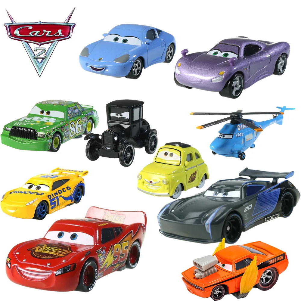 

Подлинные автомобили Disney Pixar Lightning McQueen Toys Jackson Storm The King Mater 1:55, литая под давлением модель автомобиля из металлического сплава, подарок для ребенка