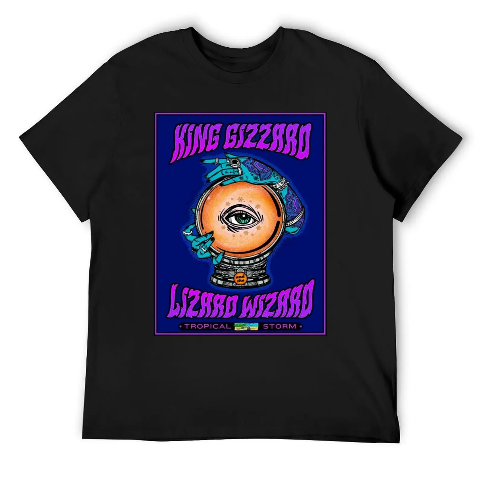 

KING GIZZARD : The Lizard Wizard Advertising Print T-Shirt heavyweights anime stuff Short sleeve tee shirts graphic tee men