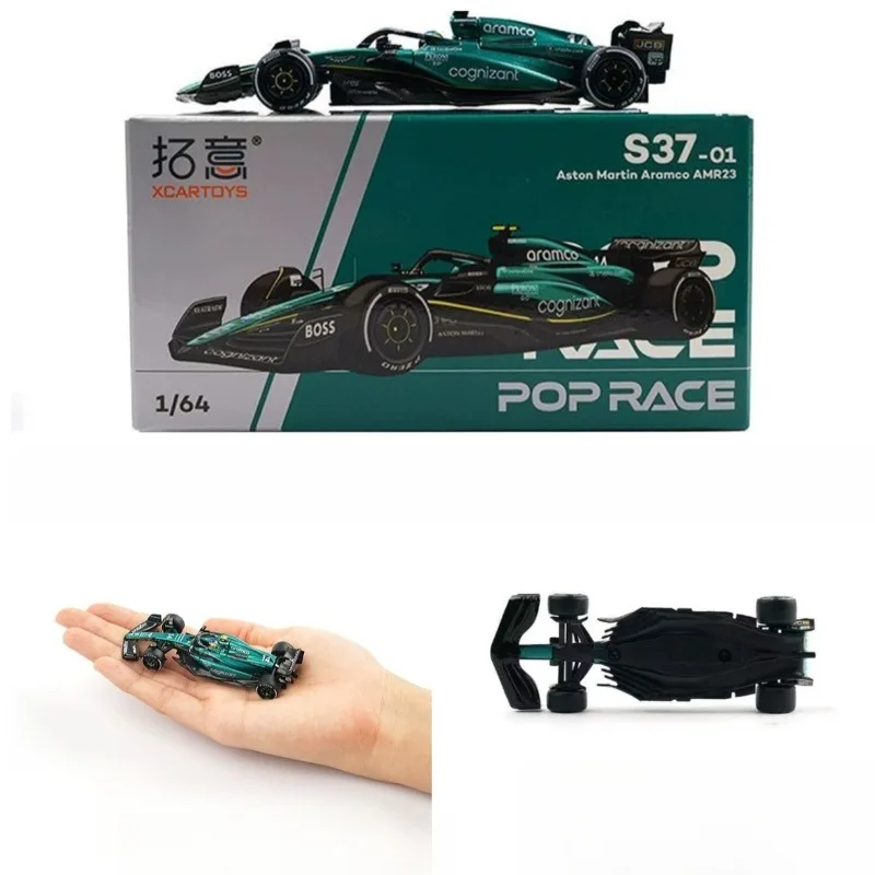 xcartoys-pop-race-1-64-アストンマーティン-amr23-f1-14-アラムコ合金ダイキャストカーモデルコレクション