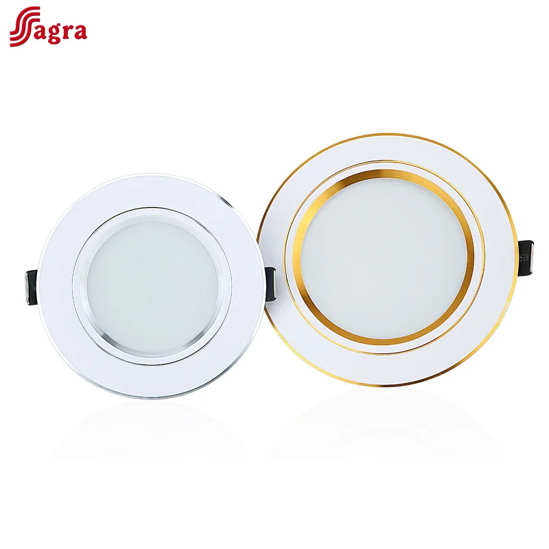 LED Downlight 12W 15W 18W AC 110V 220V 5W 9W DC 12V 24V Recessed Round Spot Lighting Bedroom Kitchen Indoor Down Lamp