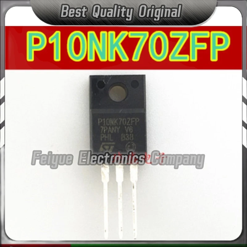 5PCS-20PCS   STP10NK70ZFP P10NK70ZFP TO-220F 10A 700V  Best Quality Imported Original