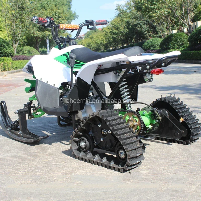 2025 بيع المصنع مباشرة Elektro Snowmobile Snowscoot Ski Kids Snow Racer