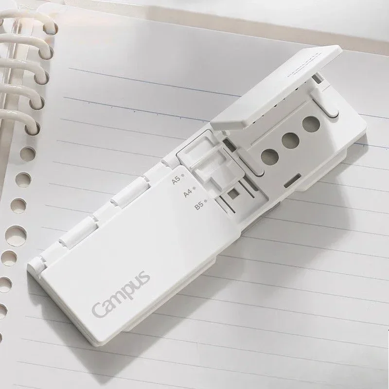 Manual Portable Ring Binder Hole Punch Office Binding Supplies Household 8-hole Loose-leaf Hole Punch Small Perforating Machine