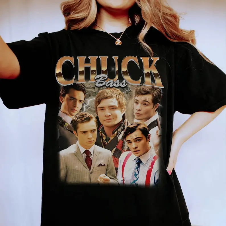Chuck Bass Shirt | Vintage Chuck Bass   Chuck Bass Bootleg   Gossip Girl Shirt