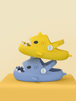 Unisex Shark Slide Sandals – Summer Couple & Kids' Soft Clogs Indoor/Outdoor Platform Slippers for Men and Women