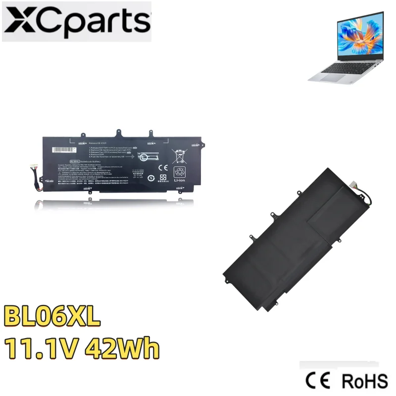 

Новый аккумулятор для ноутбука BL06XL для HP EliteBook Folio 1040 G0 G1 G2 серии HSTNN-IB5D HSTNN-DB5D 722297-005 722236-171 11,1 В 42 Втч