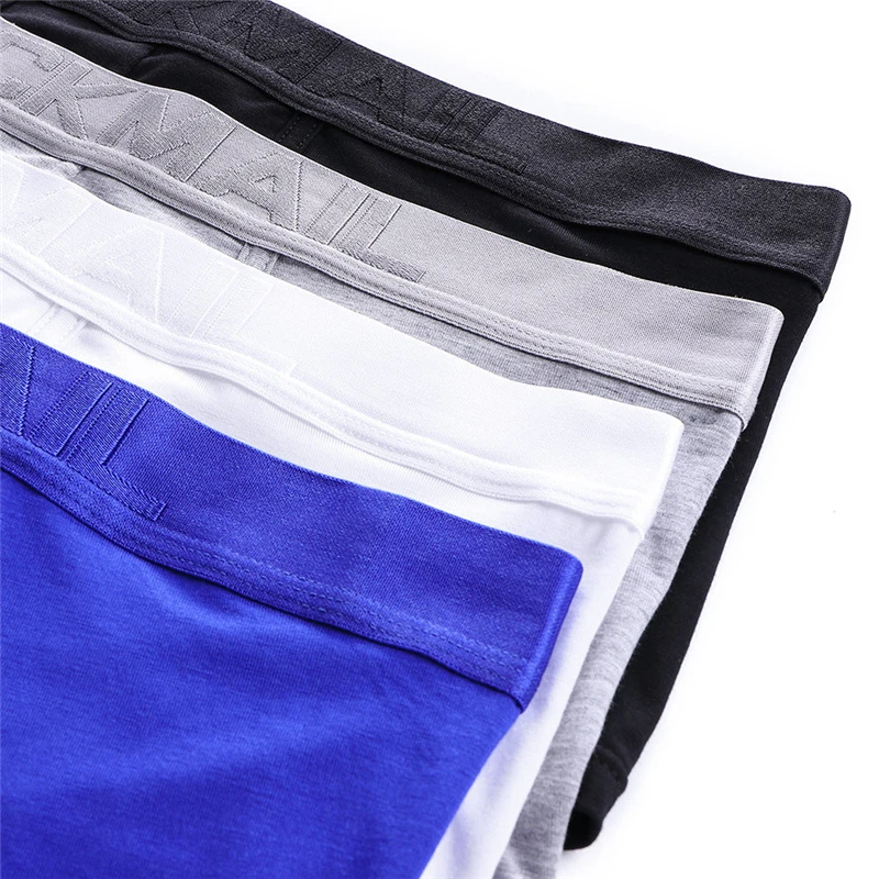 Sexy Low Waist Men\'s Underwear Solid Color Plus Size Modal Material Boxer Briefs Summer Swimming Trunks Men\'s Casual Shorts