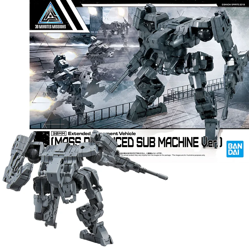 

BANDAI Original ANIME 30MM 1/144 Extended Armament Vehicle[MASS PRODUCED SUB MACHINE Var.] Action Toys Figures Gifts
