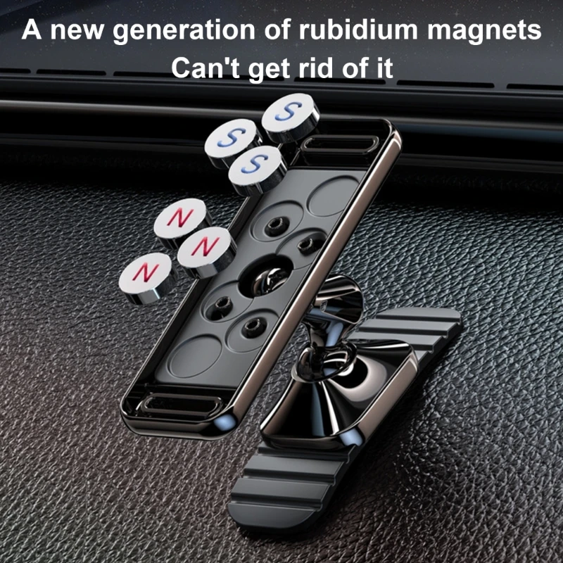 Soporte coche Dropship, soporte magnético para teléfono para coche con Base Flexible para soporte teléfono móvil para