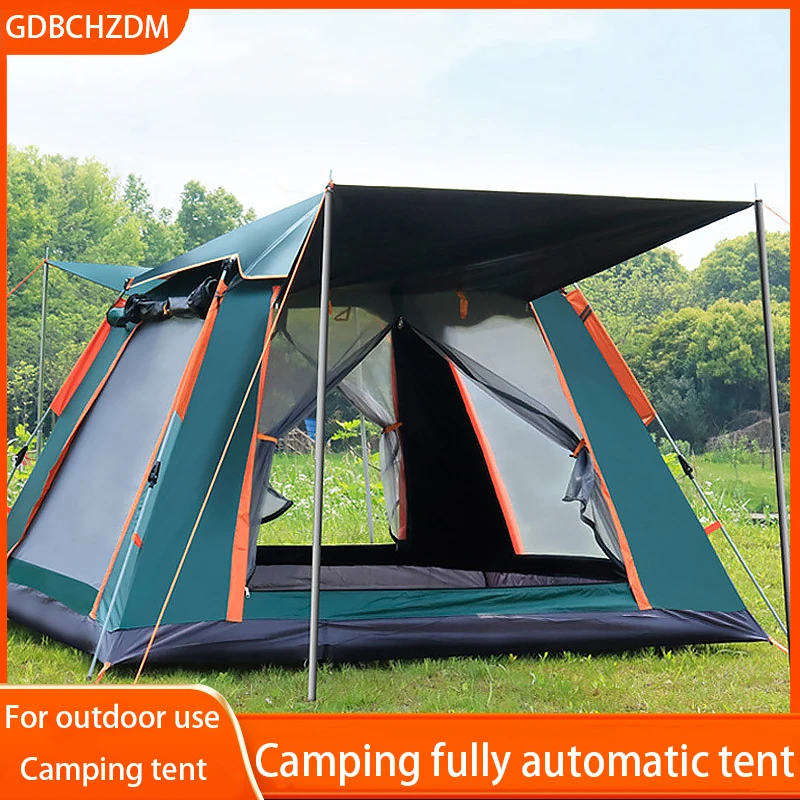 

Outdoor Folding Tent Fully Automatic Quick Opening Tent 4-5 Person Self Driving Camping Tent Rain Proof Sun Proof Portable ﻿