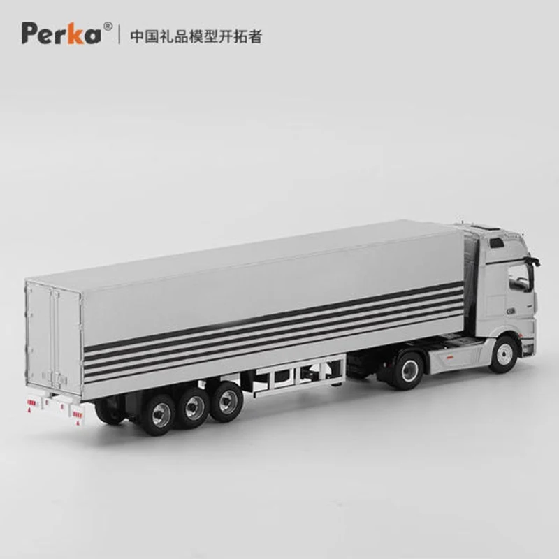Perka 1:64 Flatbed Truck Legering Automodel Klassiekers Volwassen Souvenir Cadeau Statische display