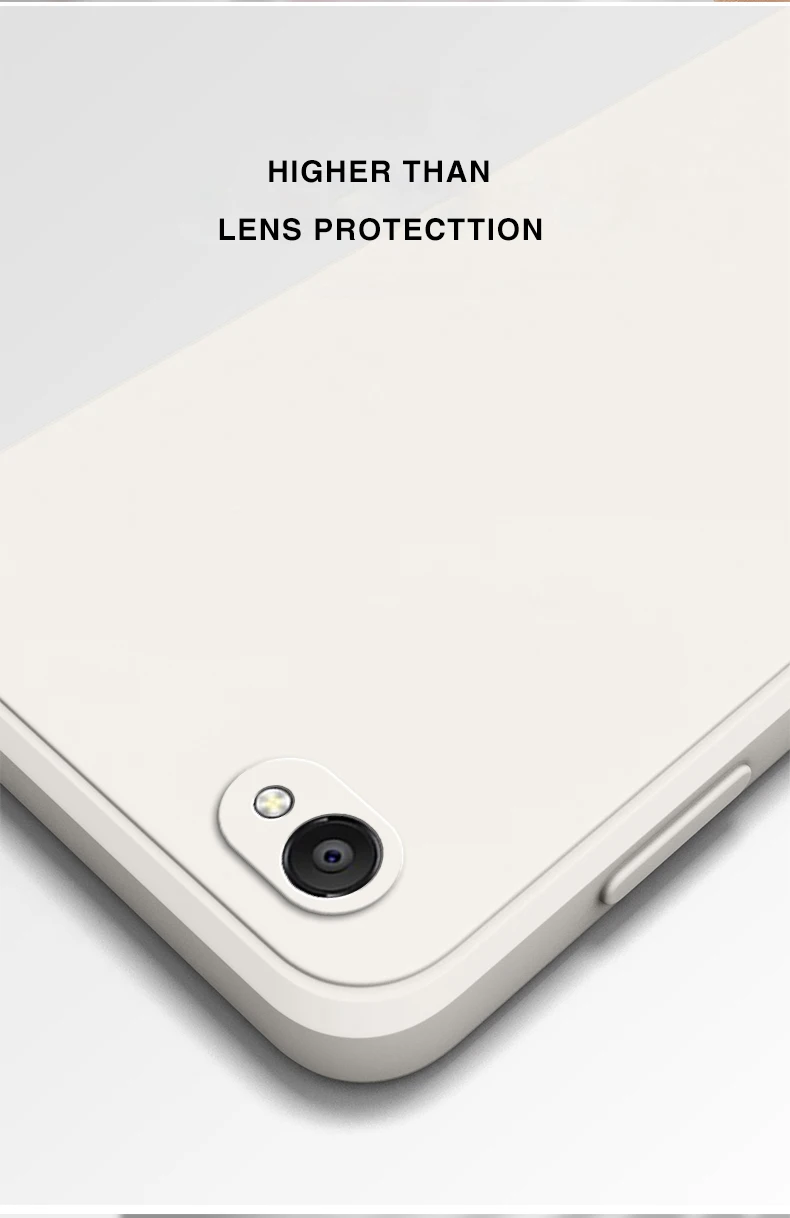 Quadratische flüssige Silikon-Softhülle für iPhone 6, 6S, 7, 8 Plus SE 2020 2022, Siquare Luxus-Klassiker-Telefonabdeckung Funda – Detail 4