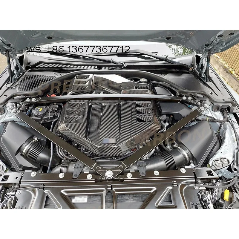 

Dry Carbon Fiber Bonnet Cap G87 M2 G80 M3 G82 G83 M4 2020-2024 Inner Engine Hood Cover Trim Body Kits