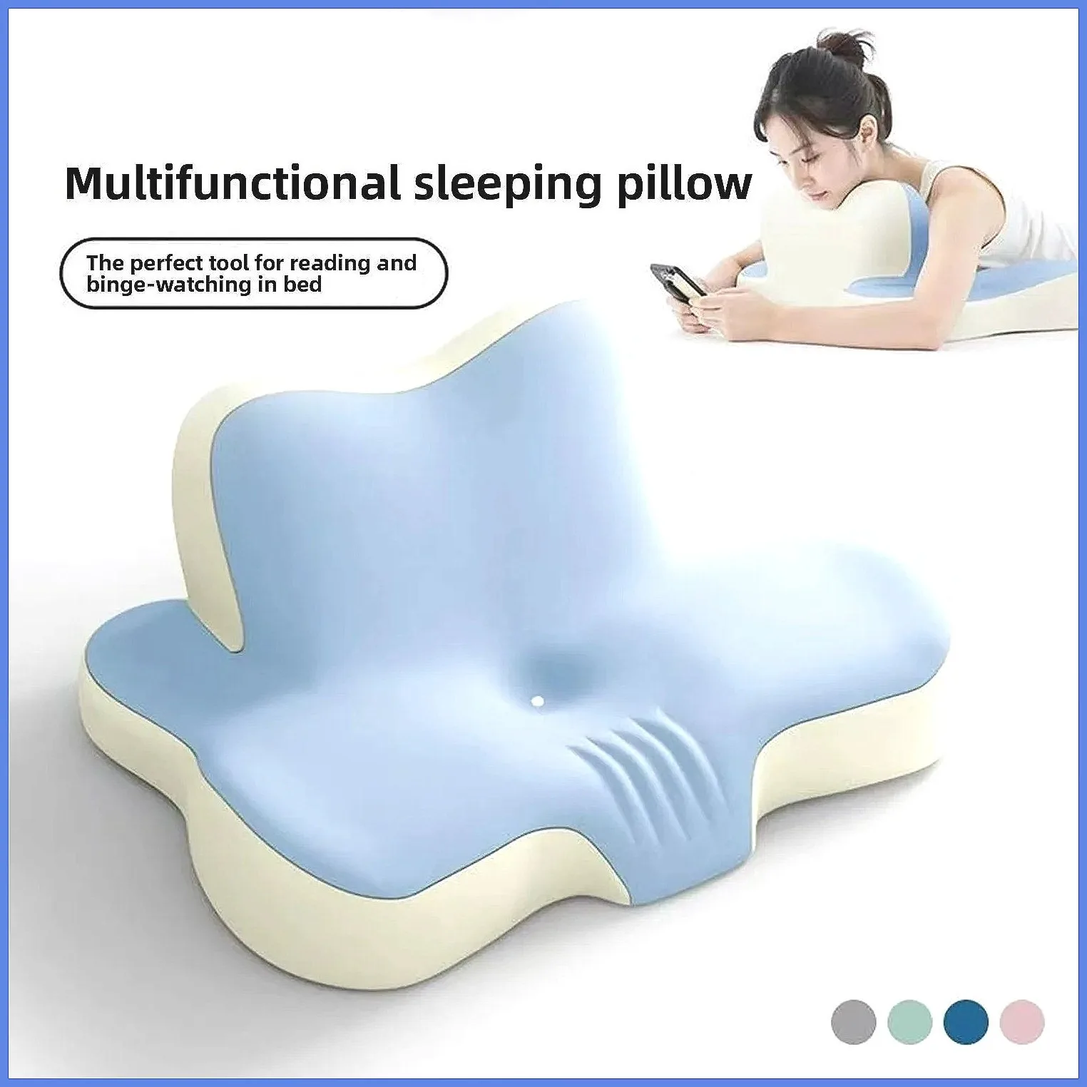 Deep Sleep Memory Cotton Pillow, Ergonomic Cervical Spine Support Pillow for Neck Pain Relief, Comfortable Body