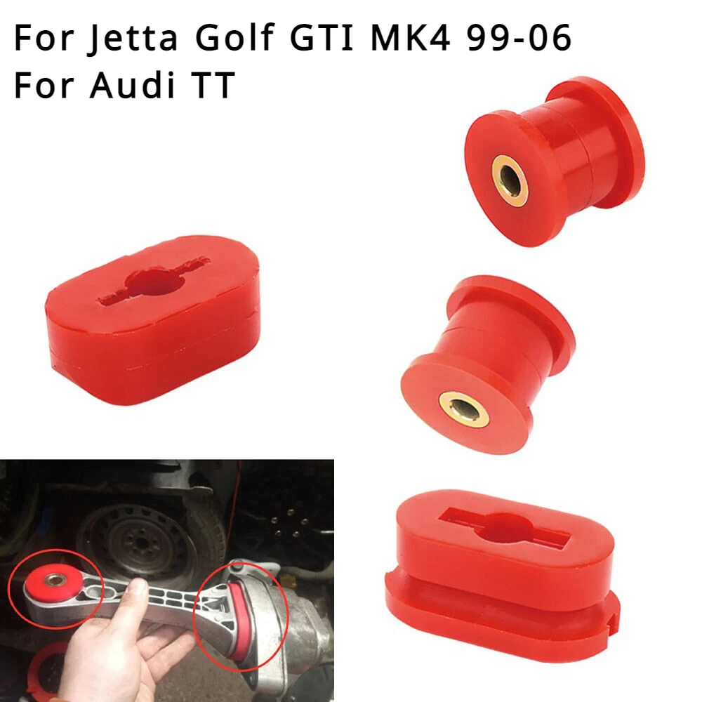 

Front Engine Mount Dog Bone Polyurethane Bushings Lower Engine Mount Bushings for Audi TT Jetta Golf GTI MK4 1999-2006